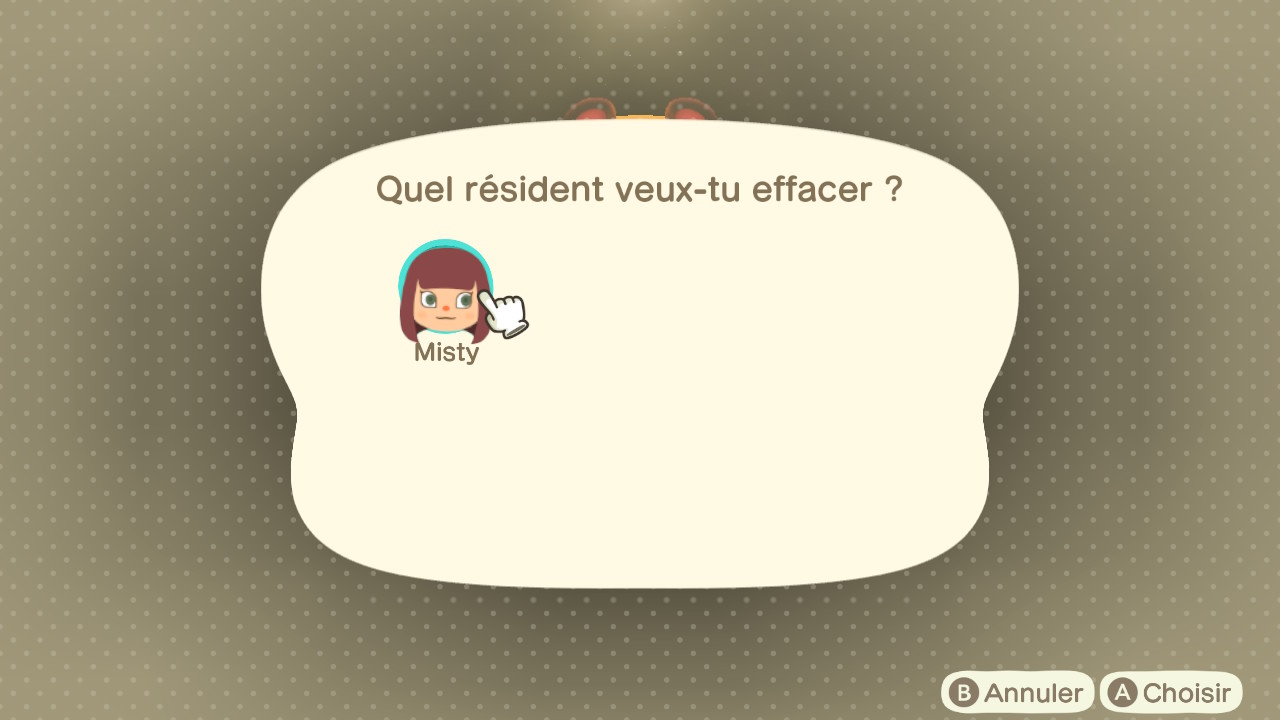Animal Crossing New Horizons Supprimer un profil joueur, guide et astuce Breakflip